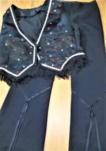 Kids Costumes to Hire - Waistcoat & Pants with slits - GIRL